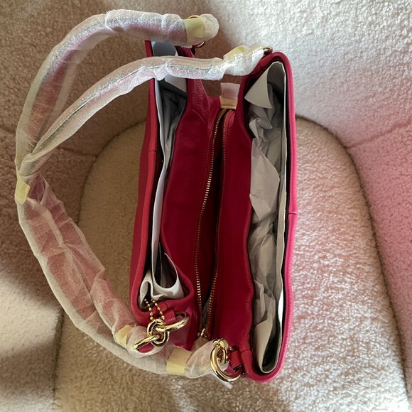 Coach Phoebe Shoulder Bag Dahlia NWT - Picture 11 of 13